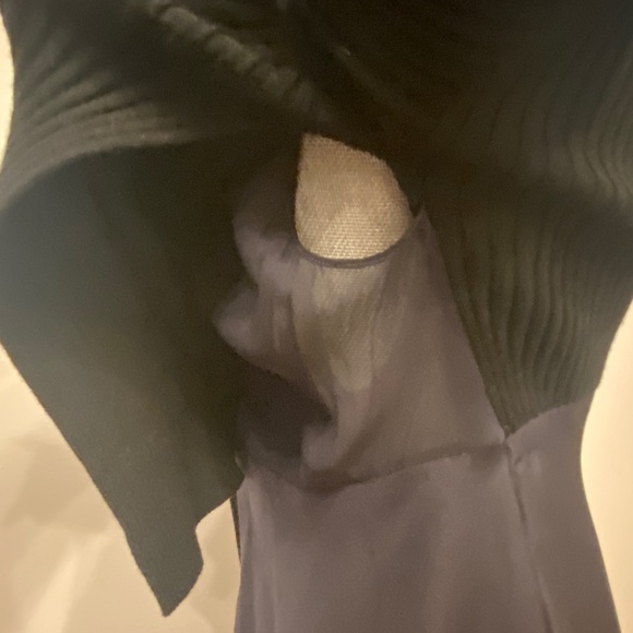 3.1 Phillip Lim Wool Knit Silk Midi Dress - Picture 5 of 7